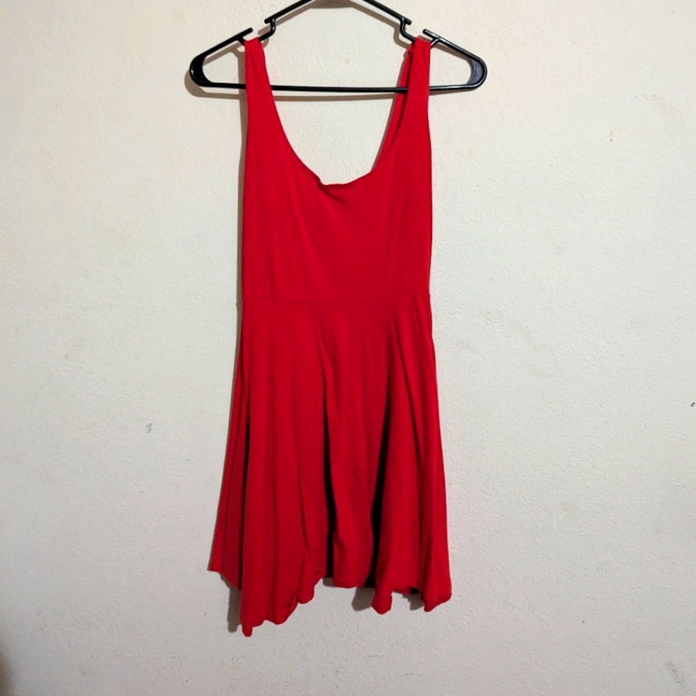Size small flowy red dress